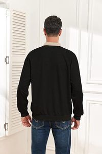 Último Diseño Personalizado, Sudadera de Cuello Redondo para Hombre, Manga Larga, Forro Polar, Algodón, Poliéster, Casual, Elegante, OEM, Estampado, Bordado - Product Image 3