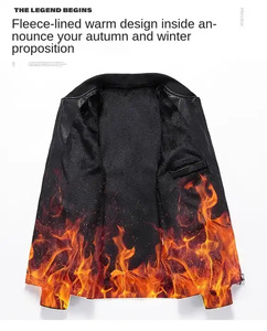 Nouvelles vestes en cuir pour hommes, nouvelle arrivée d'automne, veste décontractée pour hommes, taille plus, cardigan fin, veste en cuir de moto en PU - Product Image 2