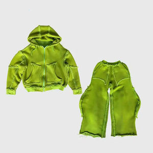 Sudadera con capucha de algodón de alta calidad Unisex de 380gsm con tarifa al por mayor personalizada - Product Image 3