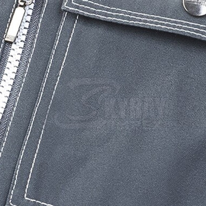 Veste d'hiver réfléchissante détachable Protection de sécurité Vêtements de travail imperméables avec multi-poches - Product Image 3