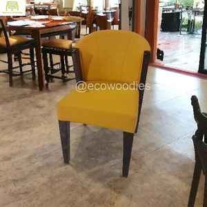 Canapé léger en cuir de bambou de style vintage avec coussin bleu pour salon restaurant hôtel bar jardin salon canapés de jardin - Product Image 4