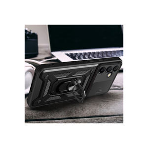 Étui de téléphone magnétique Vega Series pour Samsung Galaxy S24 FE, coque en silicone PC avec protection coulissante pour l'appareil photo, modèle Plus - Product Image 5