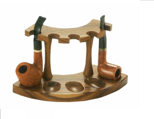 Pipe à tabac classique en bois laqué, faite à la main, avec embout lisse, pour fumer traditionnellement - Product Image 4