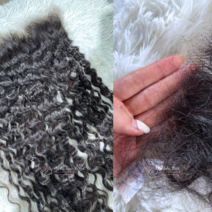 Extensiones de cabello rizado de calidad superior más vendidas, pelucas de cabello humano sin enredos suaves y brillantes, sin pegamento HD para peluca Frontal de encaje - Product Image 5