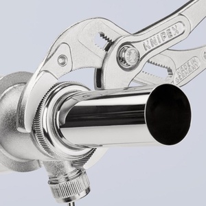 For KNIPEX 250 mm Chrome-Plated Siphon/Connector Pliers <b>Clamping</b> Range 25-80 mm - Product Image 5