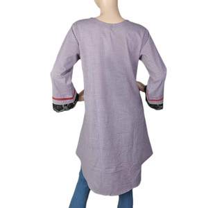 Kurti brodé pour femmes - Violet - Product Image 4