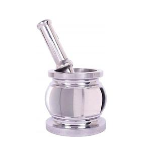 Ensemble mortier et pilon en acier inoxydable pur exportateur de cuisine Khalbatta Okhli Khal Musal Dasta Ural Kundi Sota Kharal Masher - Product Image 6