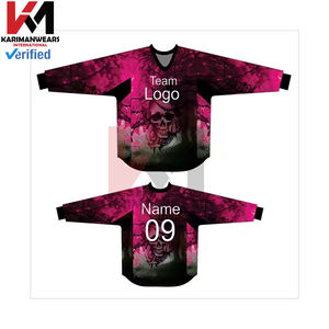 เสื้อกีฬาเพนท์บอลผ้าโพลีเอสเตอร์100% ระบายอากาศได้ดีน้ำหนักเบาเสื้อผ้ายืดได้สี่ทางแห้งเร็ว - Product Image 6