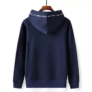 Sweat-shirt à capuche en molleton 100% coton pour homme, manches longues, hiver, écologique, respirant, décontracté, élégant, chaud - Product Image 2