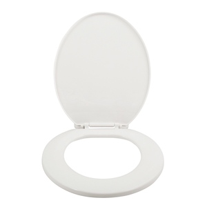 Sedile WC, colore bianco con cerniere in plastica - MSV. - Product Image 2