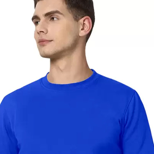 OEM personalizado Unisex 100% algodón ropa de calle de lujo de gran tamaño bordado polar sudaderas con capucha cuello redondo básico sudaderas - Product Image 2