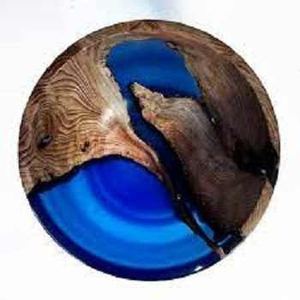 ชามไม้และเรซิ่นรักษ์โลก ทนทาน ปลอดภัยสำหรับอาหาร เหมาะสำหรับเสิร์ฟสลัดและผลไม้ สำหรับใช้ในบ้าน ร้านอาหาร และงานปาร์ตี้ - Product Image 4