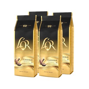 Crema absolu Classique L'Or เมล็ดกาแฟกาแฟผสมเอสเปรสโซ่กลิ่นหอมเข้มข้นเหมาะสำหรับขาย1กก. - Product Image 3