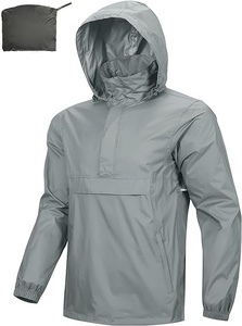 Chaqueta Impermeable Ligera de Último Diseño para Hombre, Chaqueta Cortavientos para Hombre, Venta al por Mayor de Fábrica, Logotipo Personalizado - Product Image 2