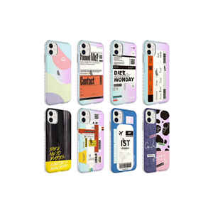 ซิลิโคนกันรอยนิ้วมือสีสันสดใสและหรูหราสำหรับเคสไอโฟน 11 ดีไซน์ลายอินส์แพทเทิร์นสำหรับ 7/6 พลัส - Product Image 2