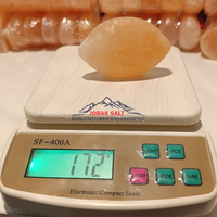 Savon au sel rose de l'Himalaya sculpté à la main, naturel, pour le spa, le massage du corps et du visage, de forme ovale, qualité supérieure, exfoliant, certifié ISO
