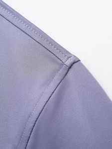 Camisa de golf personalizada para verano lavanda con logotipo personalizado secado rápido Anti-Wicking transpirable estampado patrón ropa de golf - Product Image 4