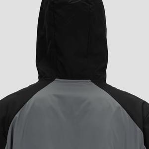 Service OEM en gros – Nouvelle veste coupe-vent d'hiver personnalisée avec col montant et capuche, style urbain, imperméable en polyester - Product Image 5