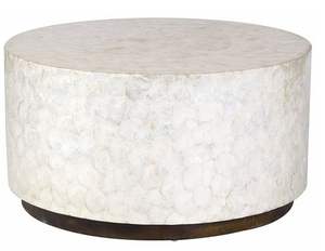 Elegante mesa de centro moderna con diseño de incrustaciones de hueso Mesa central hecha a mano Muebles decorativos Última forma - Product Image 5