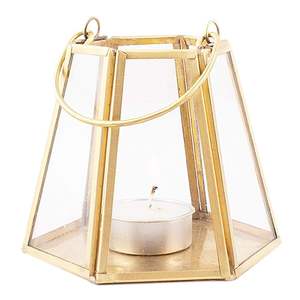 Customized Gold Metal Geometrical Votive <b>Candle</b> Stand for Dinnerware Centerpiece Lighting for Tealight Other <b>Small</b> <b>Candles</b> - Product Image 2