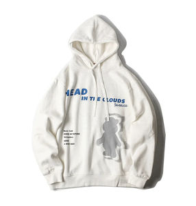 Vente en gros de sweat à capuche oversize 100% coton pour hommes broderie personnalisée pour bouffée de logo vierge unisexe pour l'hiver - Product Image 2