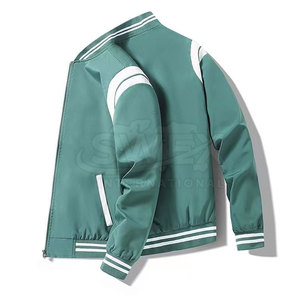 Precio bajo Ropa al aire libre Cremallera Letterman Chaqueta de invierno para hombres Ropa de moda Logotipo personalizado Cremallera Letterman Chaqueta de invierno - Product Image 3