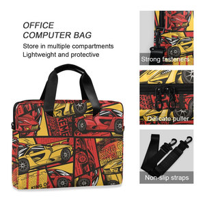 Bolsa para Portátil Económica de Bajo Precio, Bolsa para Portátil de Tela de Algodón con Bolsillo, Logotipo Personalizado Impreso, Gran Espacio - Product Image 4