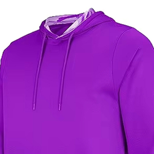 Sweat à capuche en polaire polyester respirant, confortable, doux et chaud, avec logo personnalisé, ajustable, pour tous les jours et les activités de plein air - Product Image 2