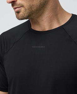 2025เสื้อยืดถักโพลีเอสเตอร์100% แนวสปอร์ตสำหรับผู้ชายเสื้อยืดระบายอากาศได้ดีพิมพ์ลายธรรมดาน้ำหนักเบาลายพื้นใหม่180กรัม - Product Image 5