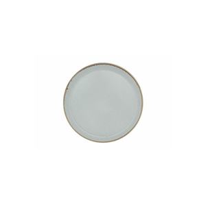 Assiette plate en porcelaine élégante Seasons de 24 cm, design minimaliste gris, pour servir les dîners lors de fêtes - Product Image 1