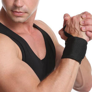 Muñequeras Elásticas de Neopreno Acolchadas de Alta Resistencia para Gimnasio, Yoga, Levantamiento de Pesas, con Logotipo Personalizado, Vendajes para Levantamiento de Pesas, Unisex - Product Image 6