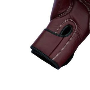 Gants de boxe d'entraînement synthétiques uniques en gros Gants de boxe d'entraînement professionnels en cuir véritable SI-BG-062 en cuir de vachette - Product Image 4