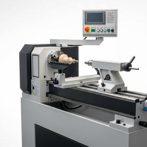 Torno CNC para Madera de Alta Precisión, Equipo Automático para Torneado y Tallado de Madera para Patas de Muebles, Balaustres de Escaleras y Pasamanos - Product Image 3