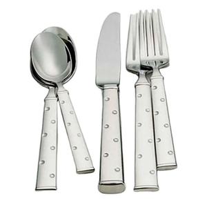 Dernier design Ensemble de 5 couverts en acier inoxydable miroir pour ustensiles de cuisine Accessoires de couverts de table Utilisation pour événements de mariage - Product Image 1