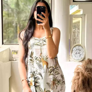 Clásico elegante Vintage hecho a mano mujeres usan Kurtis mano bloque impreso túnica blusa corta Kurti con ribete Floral estampado Kurtis - Product Image 1