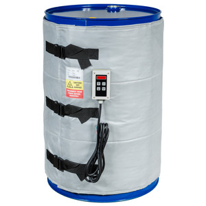 Giacca riscaldante per fusti da 200 litri, regolatore di temperatura digitale, 0-200°C, 1200 W - Product Image 1