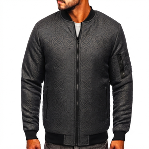 Best Quality Spring Canvas Bomber <b>Jacket</b> with Zipper Closure Multiple Colors Breathable & Eco-Friendly Best Selling - Product Image 4