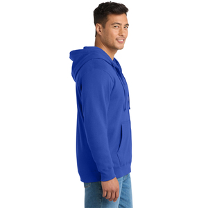 Sweat à capuche zippé pour hommes avec logo personnalisé à la mode, coupe régulière, nouveau style de sweat-shirt en polaire douce avec impression personnalisée et option de couleurs - Product Image 5