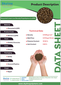 Granulés de polyéthylène basse densité (PEBD) recyclés de qualité moulée Granulés de miel durable Autres produits PEBD durables - Product Image 2