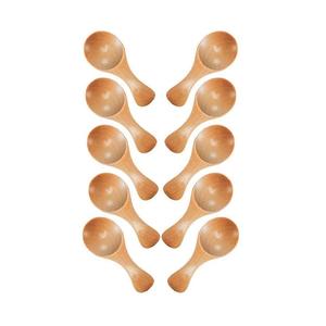 Cuillère à soda en bois naturel pour hôtel Dernière cuillère à couverts en bois avec couleur naturelle pour cuisine et table à faible coût - Product Image 3