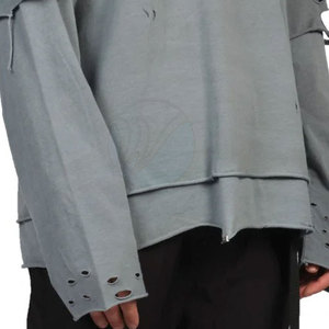 เสื้อยืดผู้ชายสองชั้นสีล้วนผ้าย้นสีพื้นชุดลำลองใส่สบายไซส์ใหญ่ราคาสมเหตุสมผล - Product Image 6