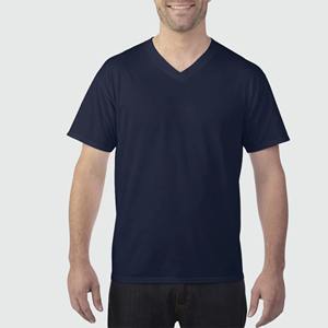 T-shirts pour hommes avec logo brodé sur mesure Chemises en coton à manches longues et courtes en tissu usé - Product Image 5