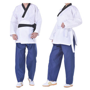 Uniforme de Judo de alta calidad personalizado 2025 para fábrica unisex, venta al por mayor, logotipo personalizado, transpirable poliéster/algodón, arte marcial alto - Product Image 3