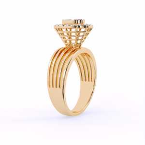 Anillo de diamante ligero cultivado en laboratorio, bonita corona celestial para mujeres y niñas para todas las ocasiones - Product Image 5