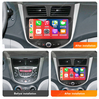 MEKEDE & NAVIFLY X SERIES Unité principale de voiture Android Navigation GPS Car-play 8 Core Wireless Car-play pour Hyundai Verna 2010-2016