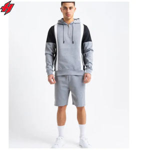 Gran oferta, conjuntos de ropa de abrigo de punto Vintage personalizados para hombre, pantalones cortos de chándal con estampado transpirable, moda informal, talla adulta en línea - Product Image 3