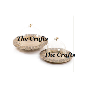 ชุดถาดไม้เรซินรูปร่างทรงกลมพร้อมฝาปิดชุดถาดเสิร์ฟช็อคโกแลต2ขนาด - Product Image 5