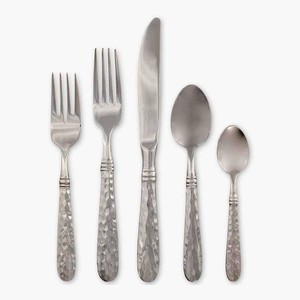 Cubiertos de plata hechos a mano de India, cubiertos elegantes de acero inoxidable a un precio asequible - Product Image 2