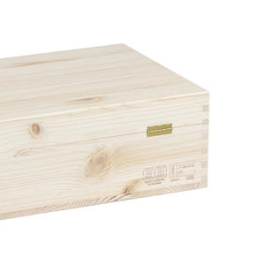 Caja de madera con kit interior de madera para 3 + 3 botellas estándar de 750 ml. Dimensiones internas: 33.5X25.5X19 - Product Image 4