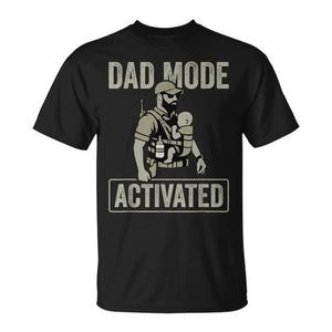 T-Shirt Militare per Papà con Modalità Tattica Attivata - Prodotto Promozionale Premium - Product Image 1
